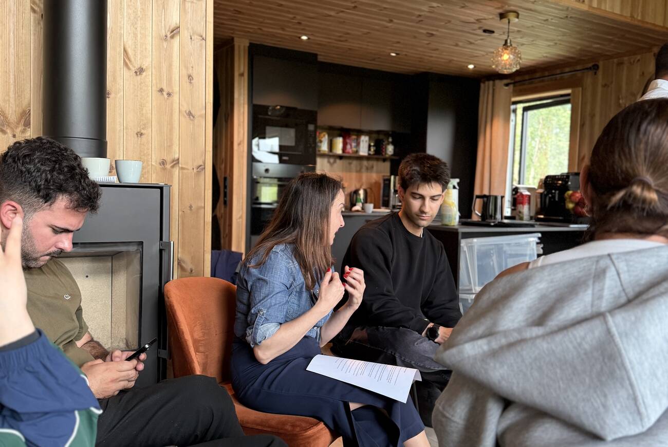 Partners reviewing the MEFER platform during a project workshop
